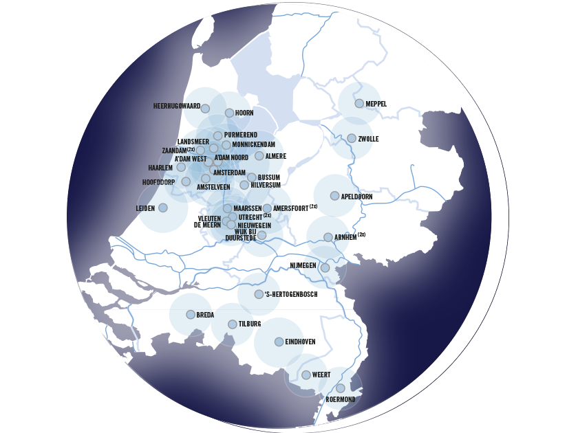 Landkaart Cirkel Vivantus Groep Passend